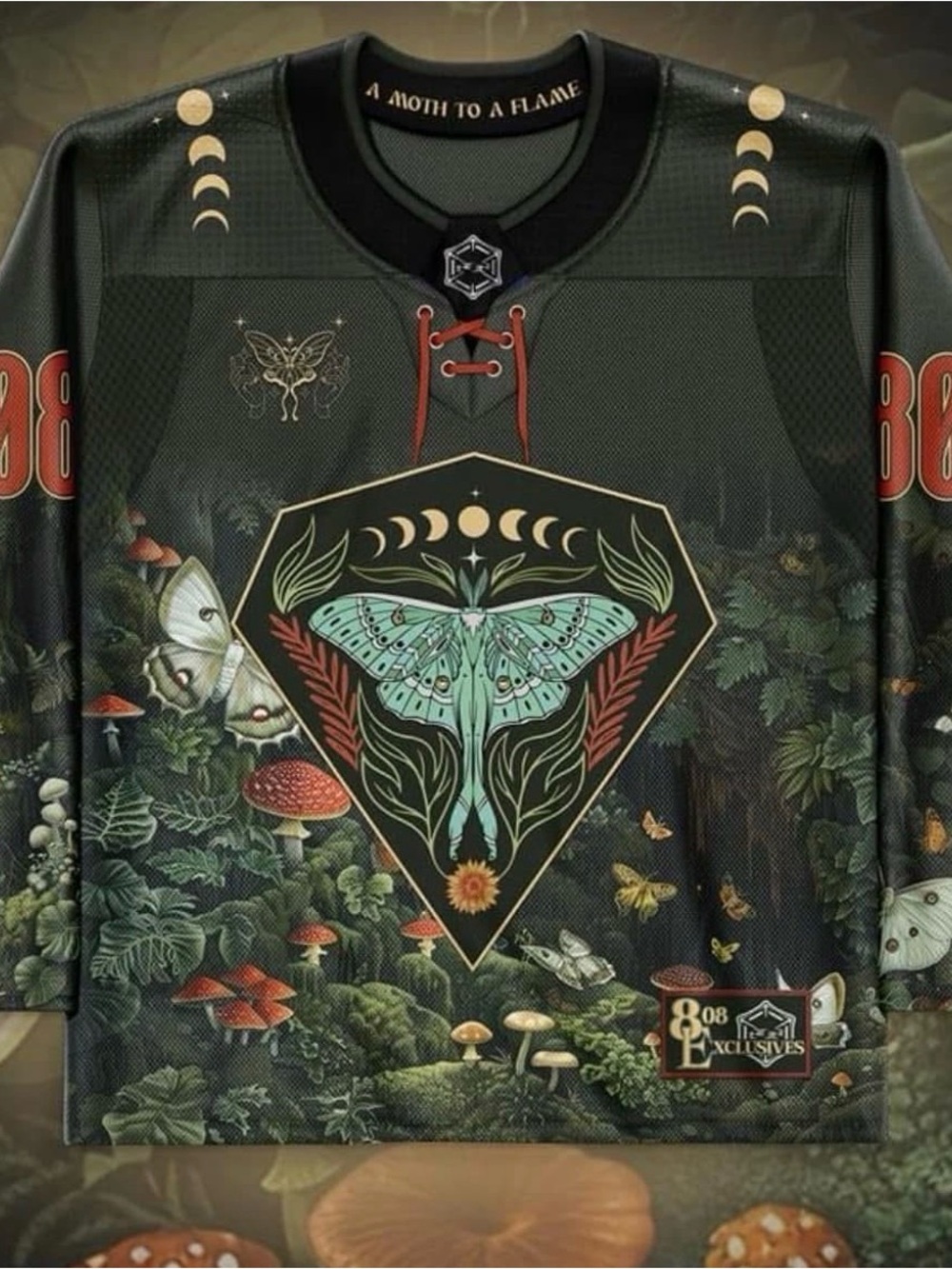 Elev808 Luna Moth Hockey Jersey - Size L